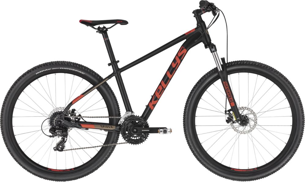 Kellys SPIDER 30 27,5" - model 2022 Black - S (17'') - obrázek 1