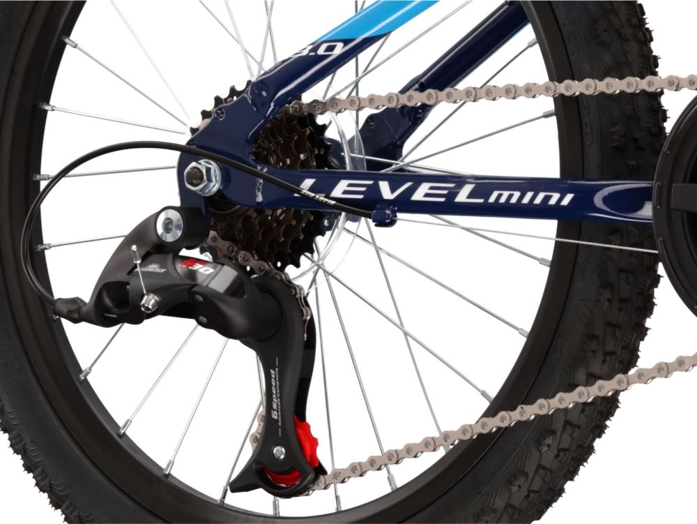 Kross Level Mini 3.0 20" - model 2022 tmavě modrá/modrá - 11" - obrázek 4