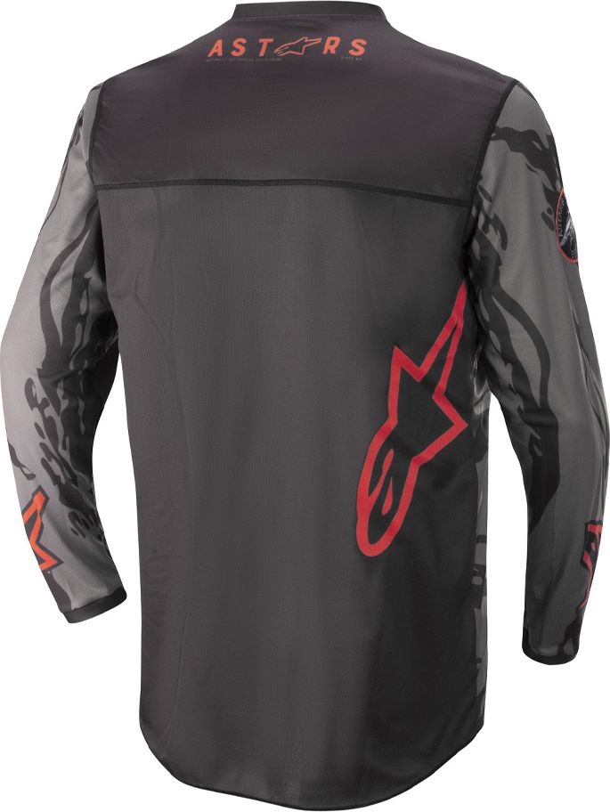 Alpinestars Racer Tactical černá/šedá maskáčová/červená fluo 2022 XL - obrázek 2
