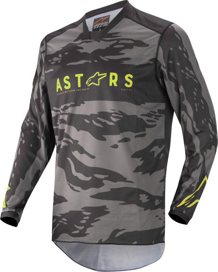 Alpinestars Racer Tactical černá/šedá maskáčová/žlutá fluo 2022 XXL - obrázek 1