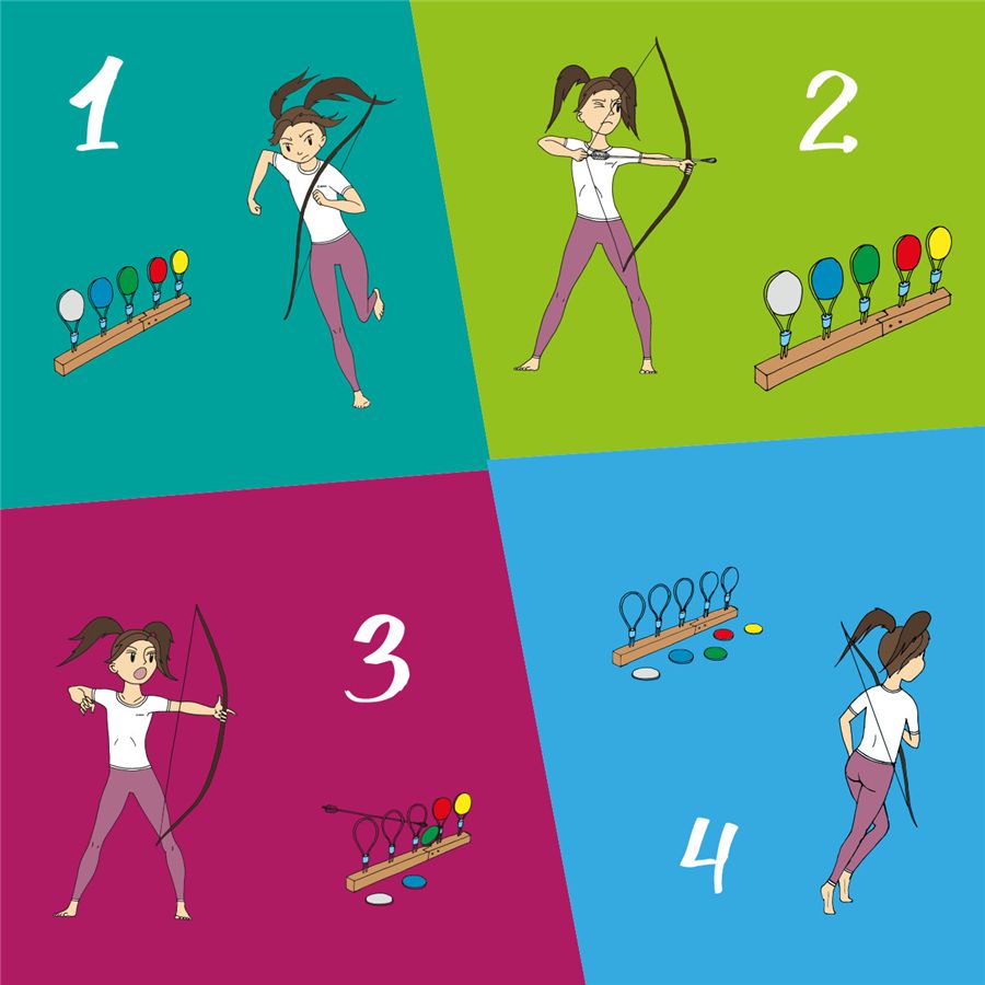 Yate Fun Biathlon Target - obrázek 3