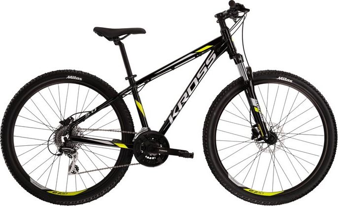 Kross Hexagon 5.0 27,5" - model 2022 černá/limetová/šedá - S (17'') - obrázek 1