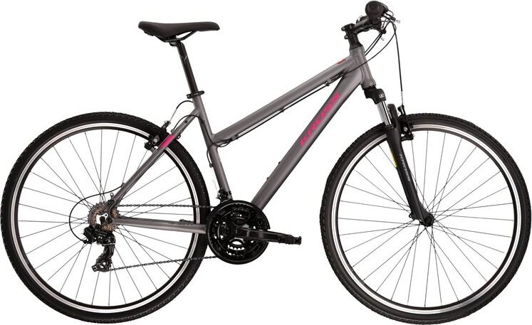 Kross Evado 1.0 28" - model 2022 grafitová/malinová 2 - M (17") - obrázek 1
