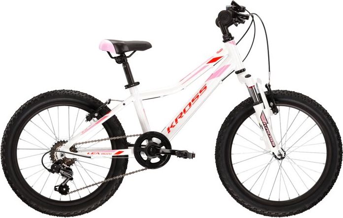 Kross Lea Mini 2.0 20" - model 2022 bílá/červená/růžová - 11" - obrázek 1