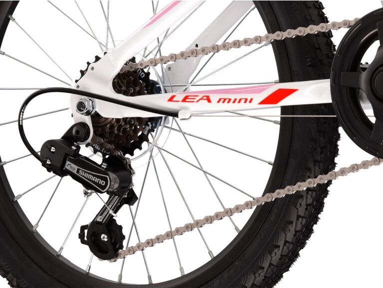 Kross Lea Mini 2.0 20" - model 2022 bílá/červená/růžová - 11" - obrázek 7