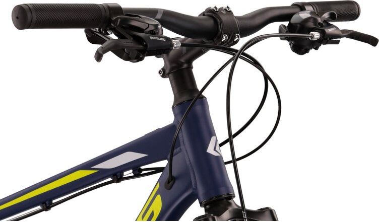 Kross Hexagon 2.0 26" - model 2022 tmavě modrá/limetová/šedá - XS (14") - obrázek 13