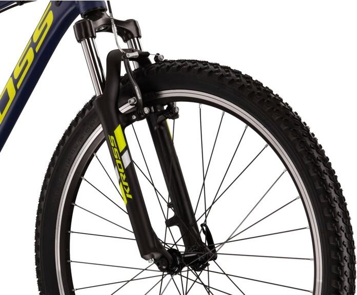 Kross Hexagon 2.0 26" - model 2022 tmavě modrá/limetová/šedá - S (17'') - obrázek 12