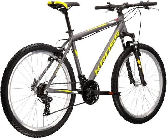 Kross Hexagon 26" - model 2022 grafitová/limetová/bílá - XS (14") - obrázek 3