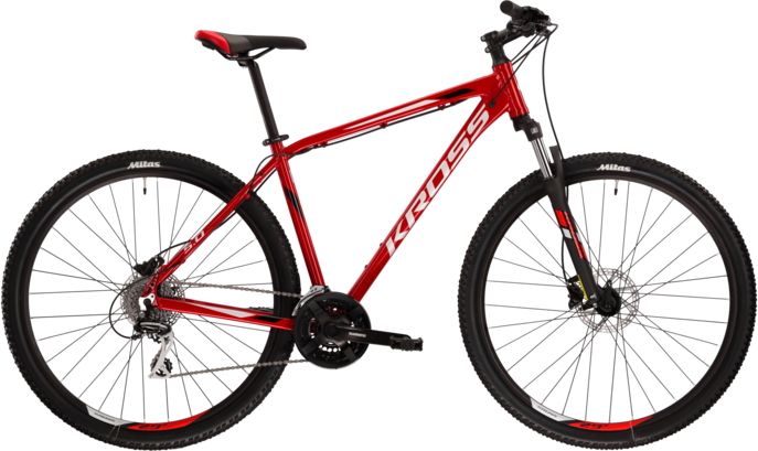 Kross Hexagon 5.0 29" - model 2022 červená/černá/šedá - S (17'') - obrázek 1