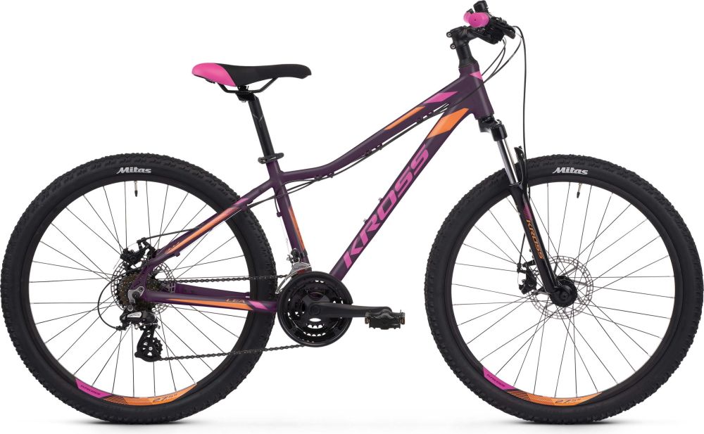 Kross Kross Lea 3.0 26" SR Gen 003 fialová/růžová/oranžová - XXS (13") - obrázek 1