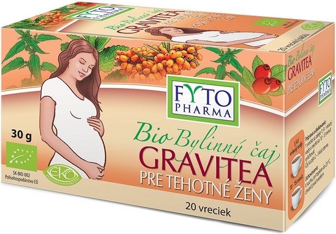 Fytopharma GRAVITEA BIO Bylinný čaj pro těhotné 20x1.5g - obrázek 1