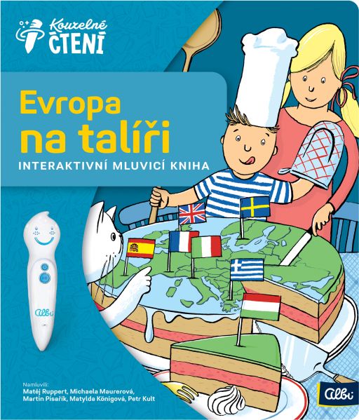 Albi Kouzelné čtení Kniha Evropa na talíři - obrázek 1