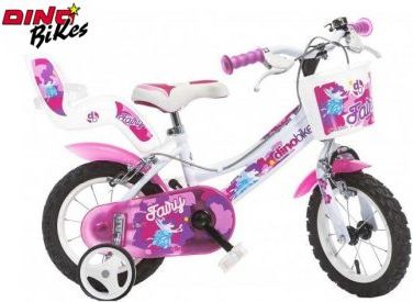 Dino Bikes Dětské kolo 12" bílé 2017 - obrázek 1