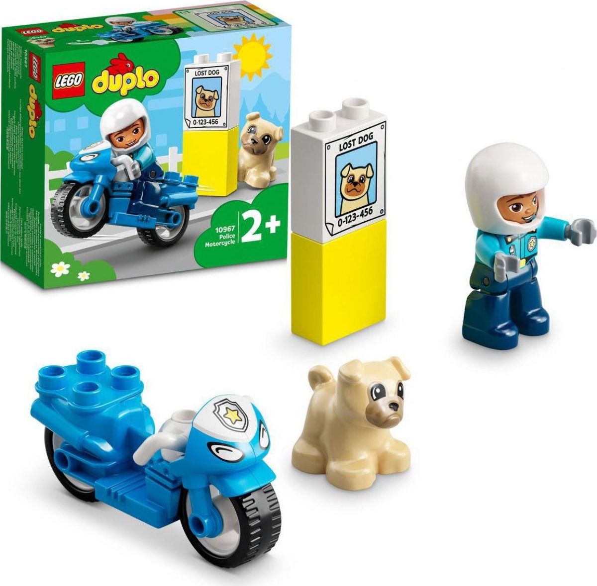 LEGO DUPLO 10967 Policejní motorka - obrázek 1