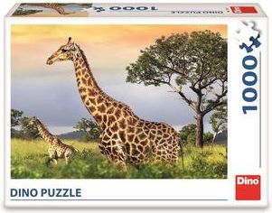 ŽIRAFÍ RODINA 1000 Puzzle - obrázek 1