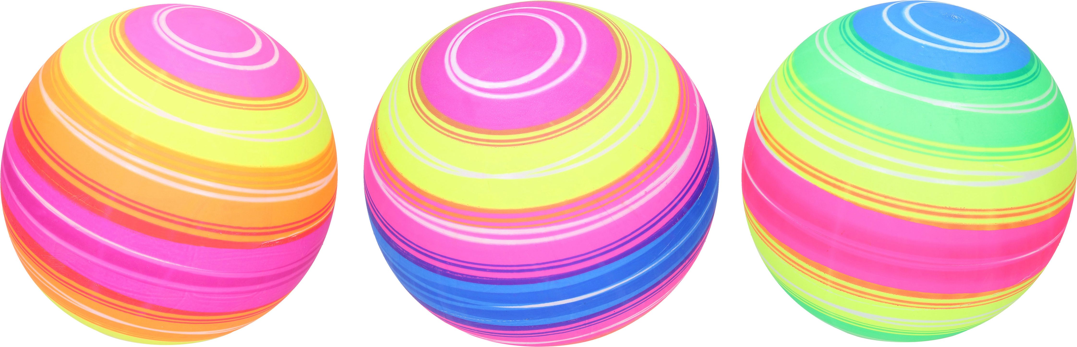 Míč nafukovací - duha 22 cm - obrázek 1