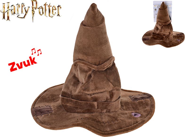 Harry Potter - Moudrý klobouk plyšový na baterie se zvukem - obrázek 1