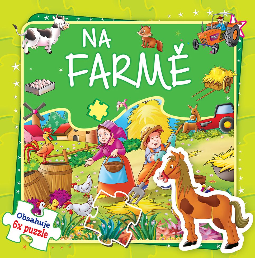 Puzzle kniha - Na farmě - obrázek 1