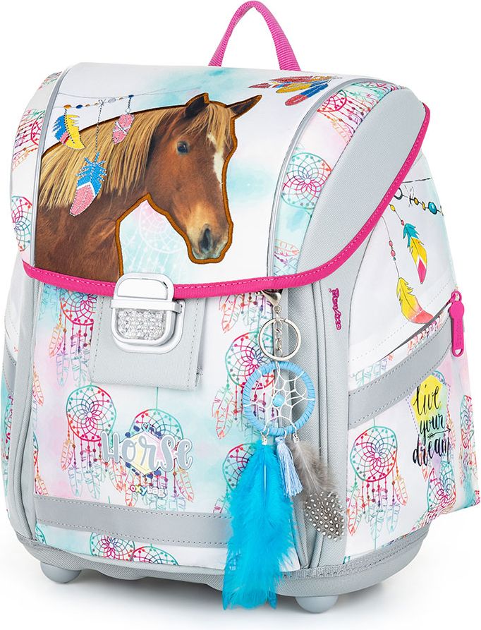 Školní batoh PREMIUM LIGHT kůň romantic - obrázek 1