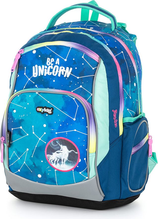 Školní batoh OXY GO Unicorn pattern - obrázek 1