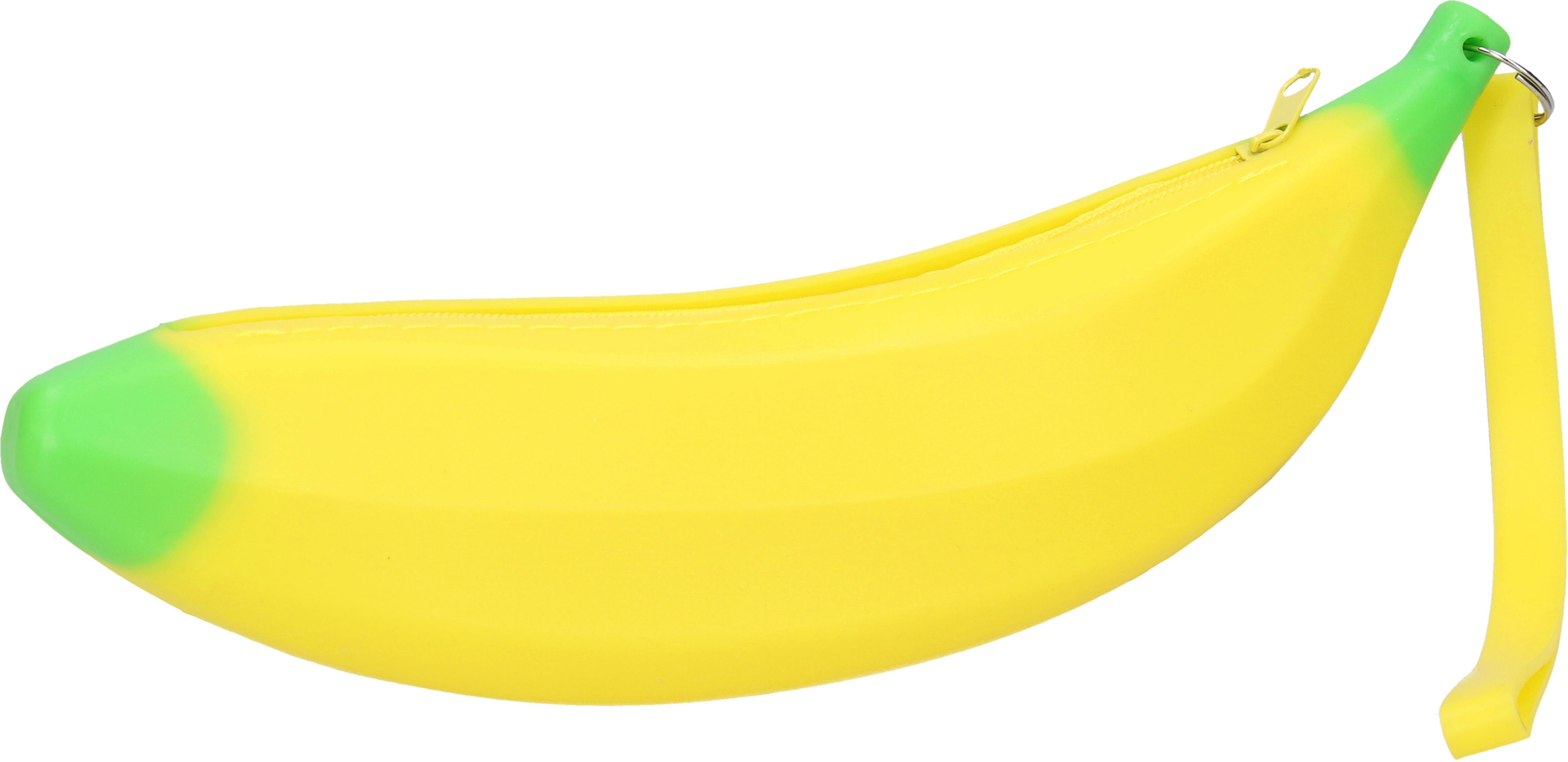 Silikonový penál etue 21,4x10 cm - Banán - obrázek 1
