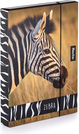 Box na sešity A4 Jumbo Zebra - obrázek 1