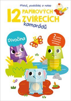 12 papírových zvířecích kamarádů - Divočina - obrázek 1