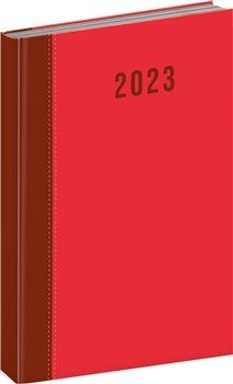 Denní diář Cambio 2023, červený - obrázek 1