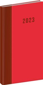 Kapesní diář Cambio 2023, červený - obrázek 1