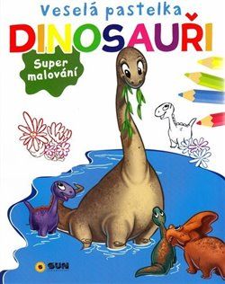 Veselá pastelka-Dinosauři - obrázek 1