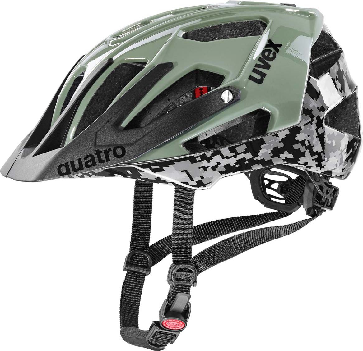 Uvex Quatro pixelcamo/olive 56-60 cm - obrázek 1