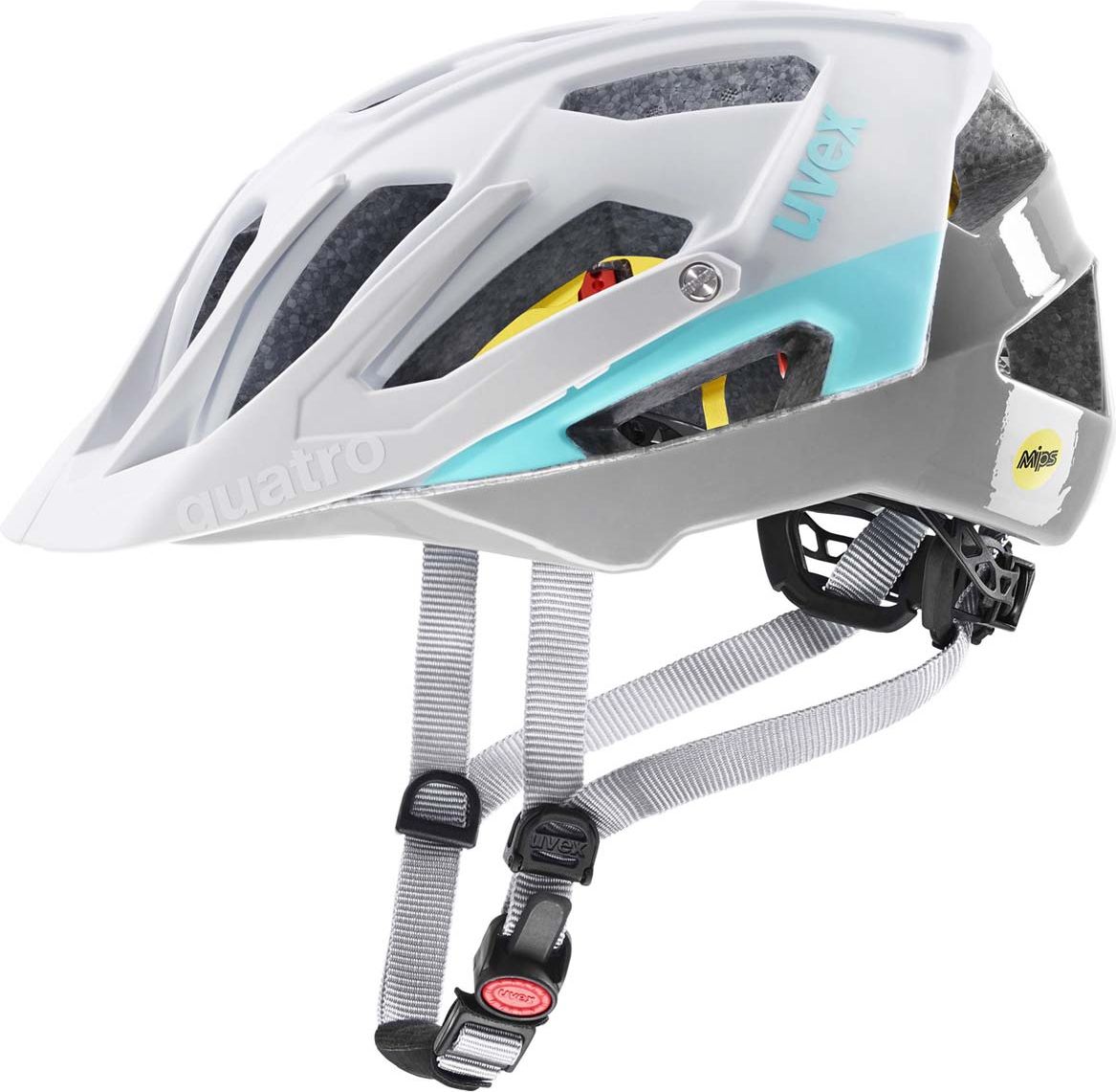 Uvex Quatro CC Mips white/sky 52-57 cm - obrázek 1