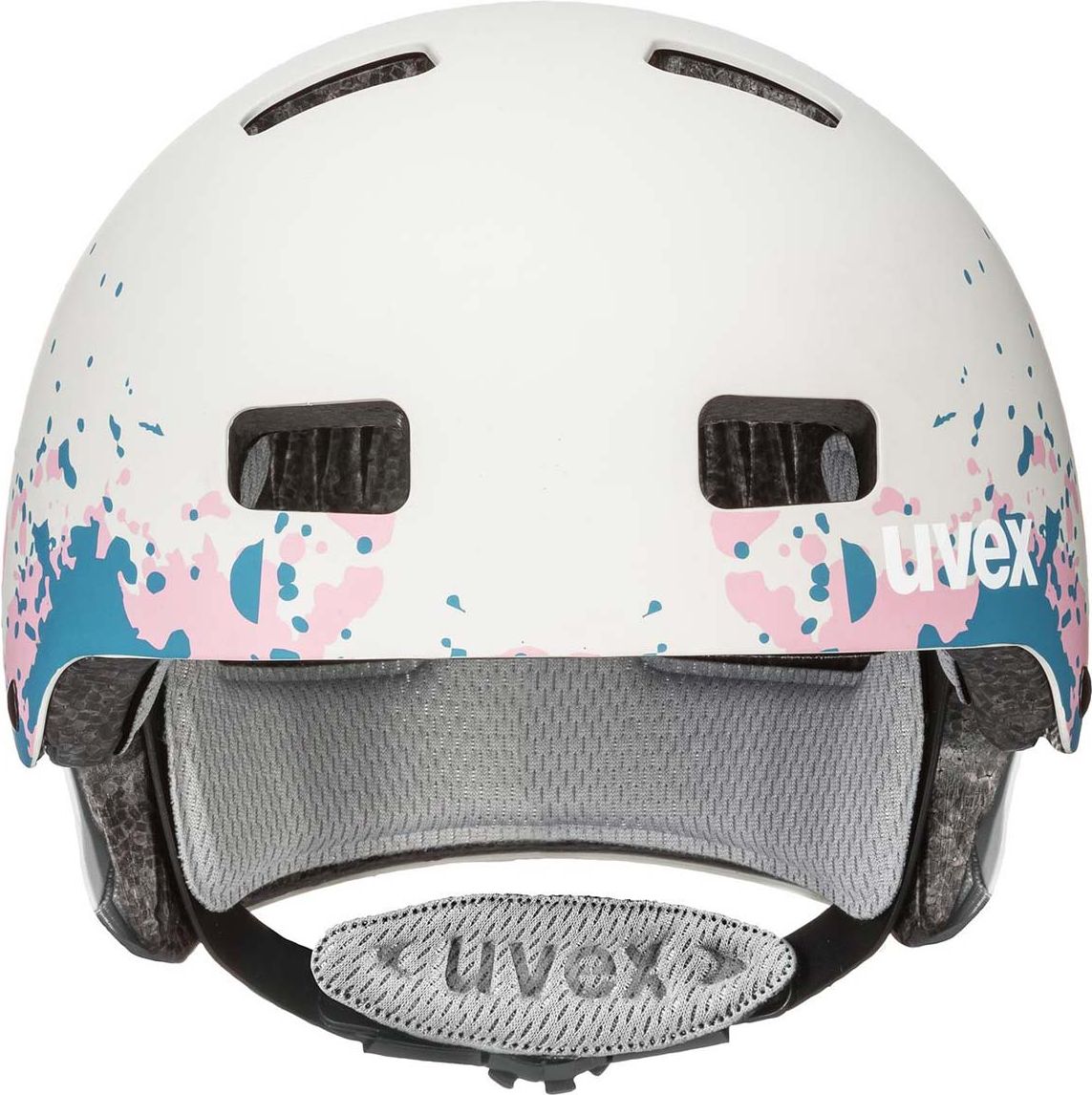 Uvex Kid 3 CC grey/grapefruit mat 55-58 cm - obrázek 2