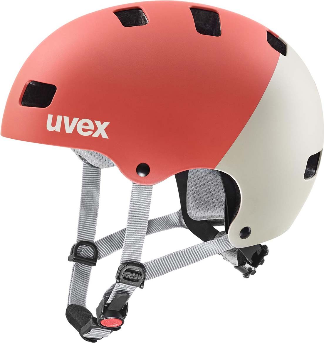 Uvex Kid 3 CC grapefruit/sand mat 51-55 cm - obrázek 1