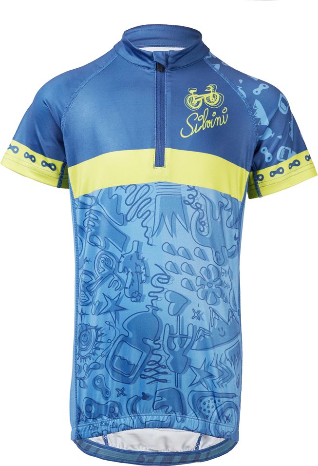 Silvini dres Scrivia blue-lime 110-116 - obrázek 1
