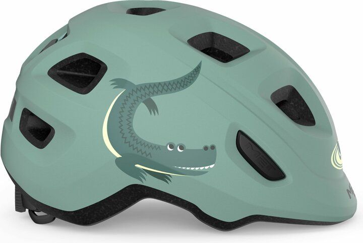 Met Hooray teal krokodýl lesklá XS 46-52 - obrázek 1