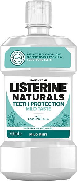 Listerine Ústní voda Naturals Teeth Protection 500 ml - obrázek 1