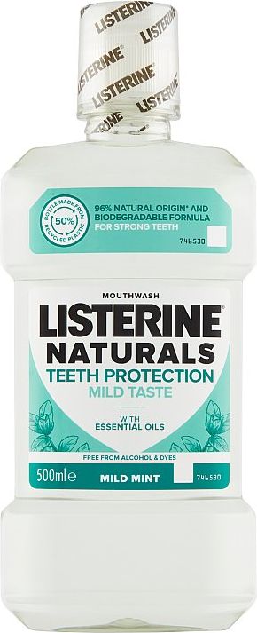 Listerine Ústní voda Naturals Teeth Protection 500 ml - obrázek 2