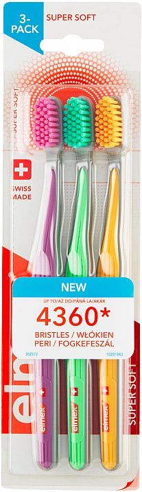 Elmex Zubní kartáček Super Soft Multipack  3 ks - obrázek 2