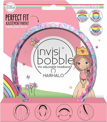 Invisibobble Dětská nastavitelná čelenka Kids Hairhalo Cotton Candy Dreams - obrázek 1