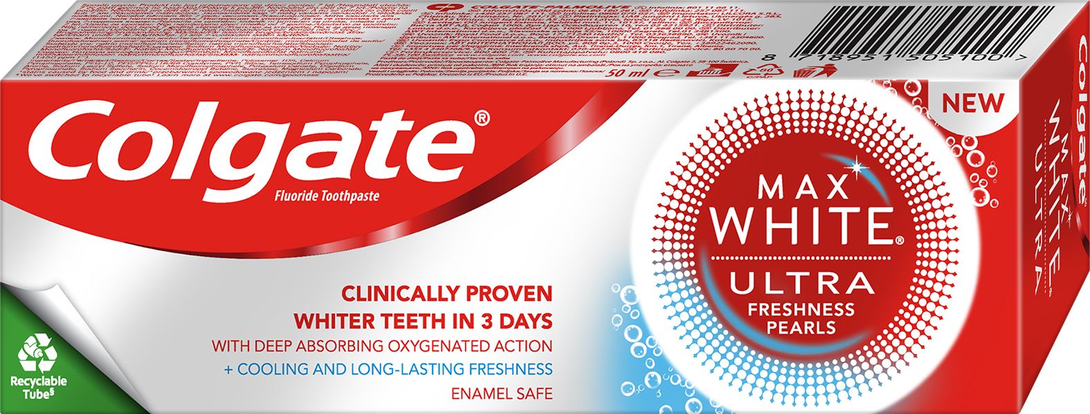 Colgate Max White Ultra Fresh Pearls bělicí zubní pasta 50 ml - obrázek 2