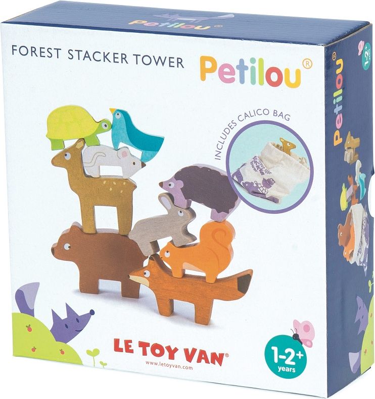 Motorická hra - Petilou, Skládací věž zvířátka (Le Toy Van) - obrázek 2