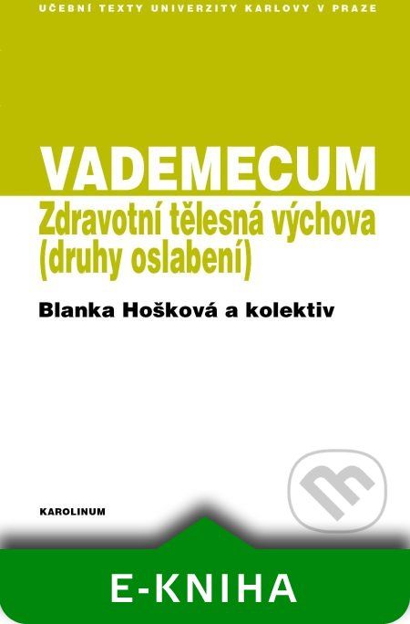 VADEMECUM / Zdravotní tělesná výchova - Blanka Hošková - obrázek 1