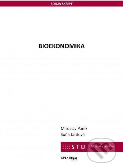Bioekonomika - Miroslav Pánik - obrázek 1