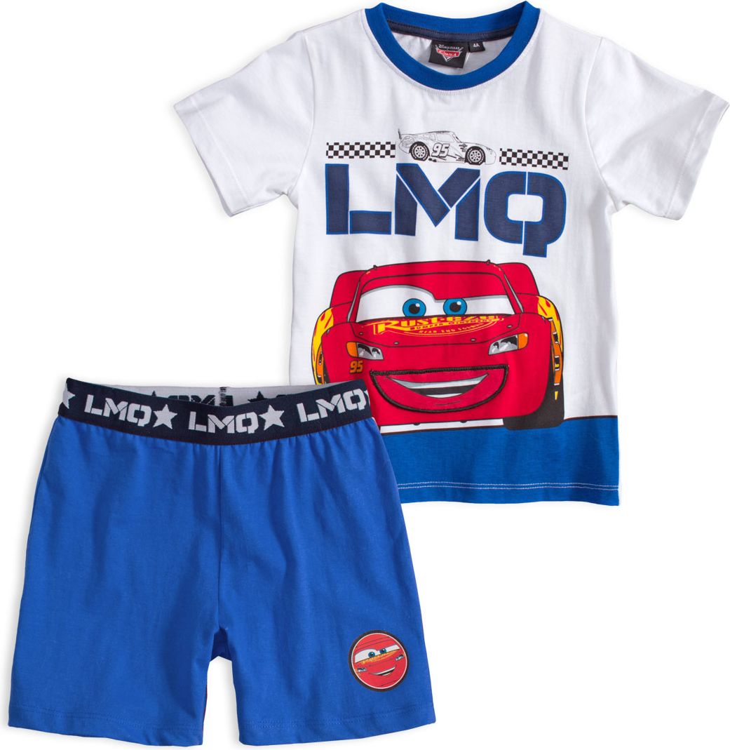 Chlapecké pyžamo DISNEY CARS BLESK McQUEEN bílé Velikost: 98 - obrázek 1