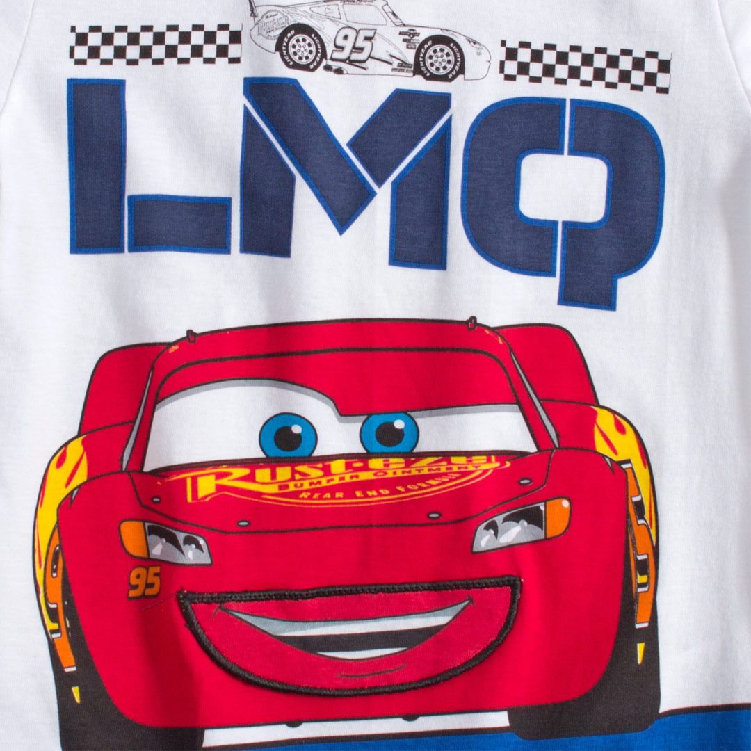 Chlapecké pyžamo DISNEY CARS BLESK McQUEEN bílé Velikost: 98 - obrázek 2