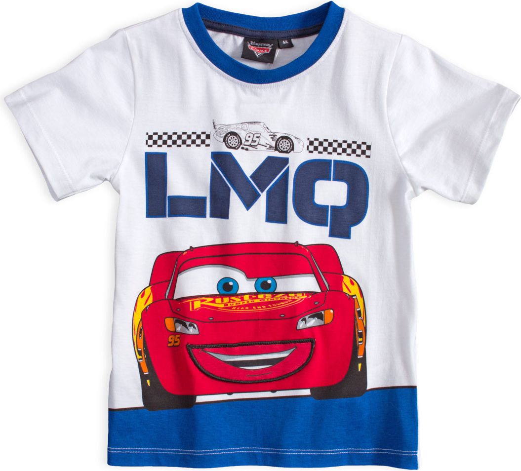 Chlapecké pyžamo DISNEY CARS BLESK McQUEEN bílé Velikost: 98 - obrázek 3