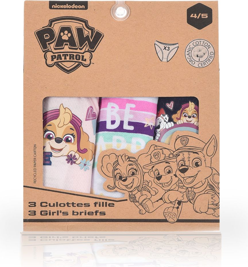 Dívčí kalhotky z BIO bavlny PAW PATROL BE HAPPY Velikost: 92-98 - obrázek 6