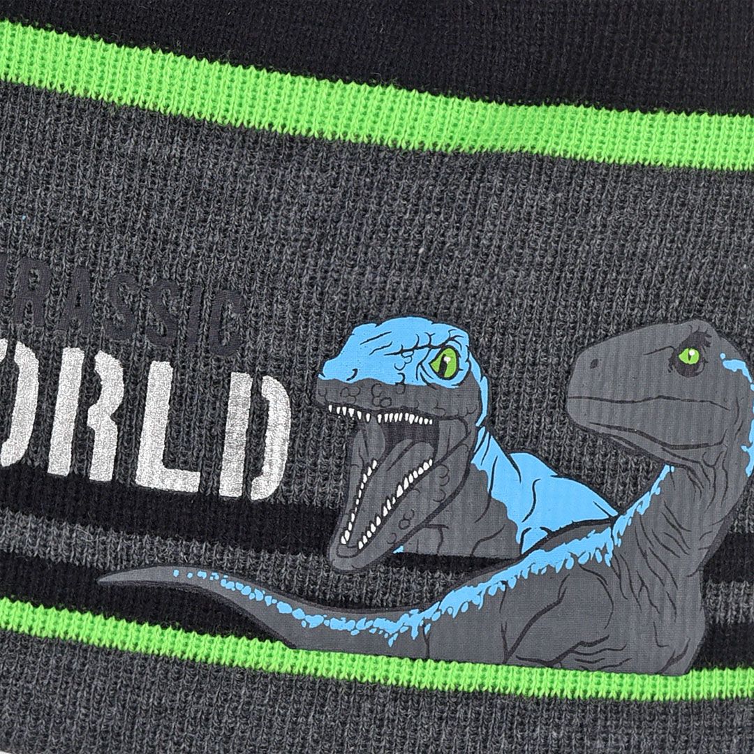 JURRASIC WORLD Čepice a rukavice JURASSIC WORLD šedá Velikost: 52 cm - obrázek 2