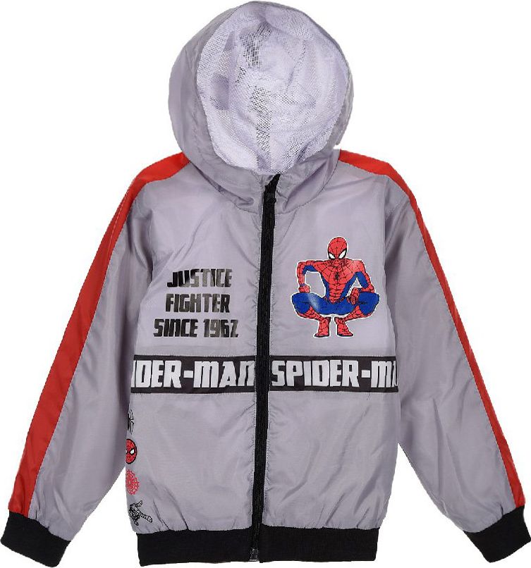 Chlapecká šusťáková bunda MARVEL SPIDERMAN šedá Velikost: 98 - obrázek 1
